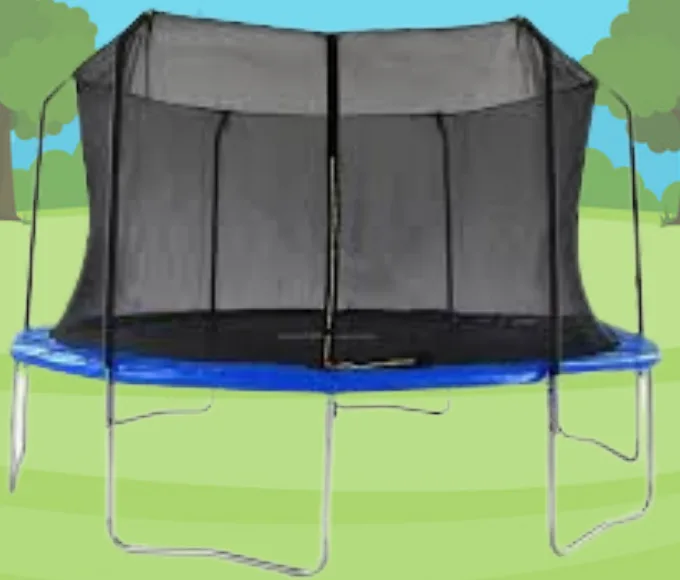 Trampolín con red